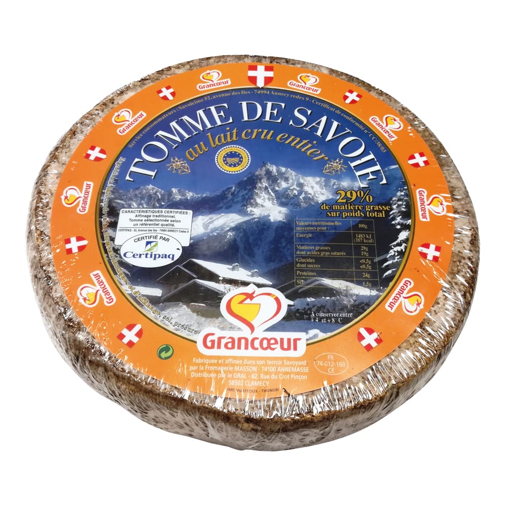 TOMME DE SAVOIE LAIT CRU IGP GRANCOEUR