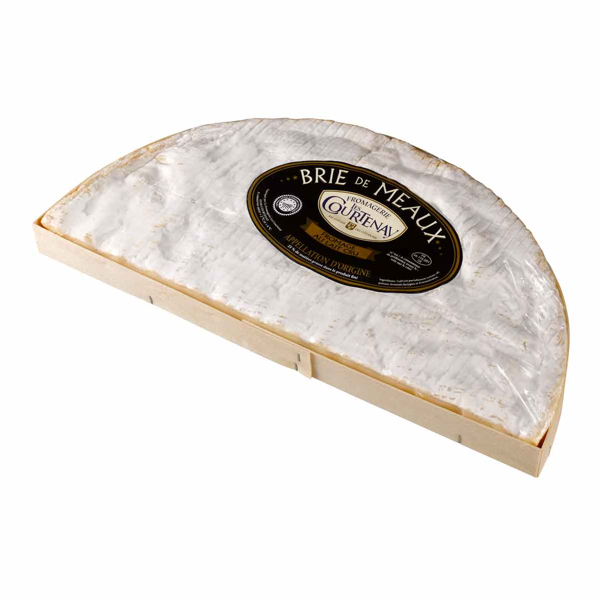 BRIE DE MEAUX AOP 1/2 LUNE ENV 1.5 KGS