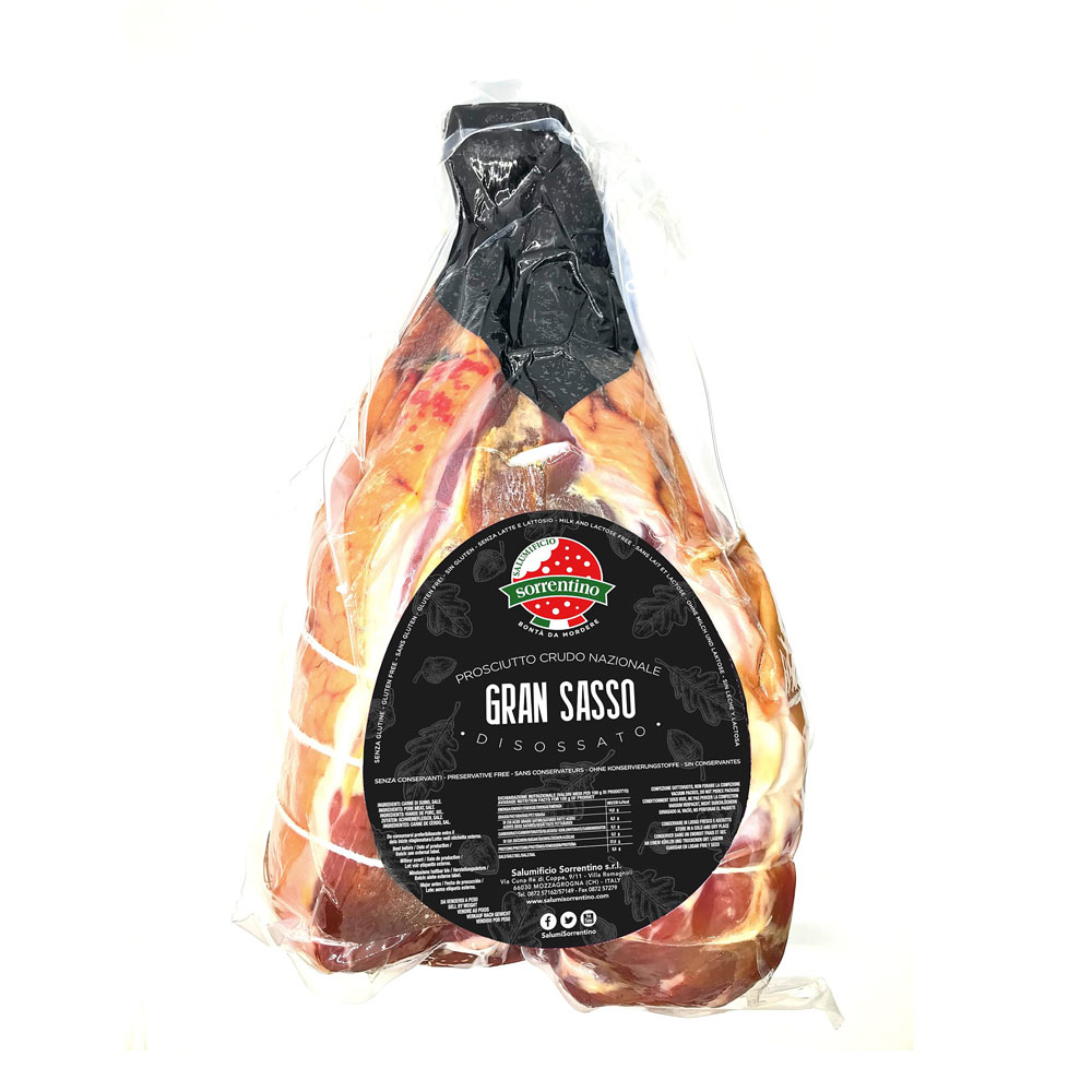 JAMBON CRU GRAN SASSO DESOSSE  (≈ 7 KGS) SORRENTINO