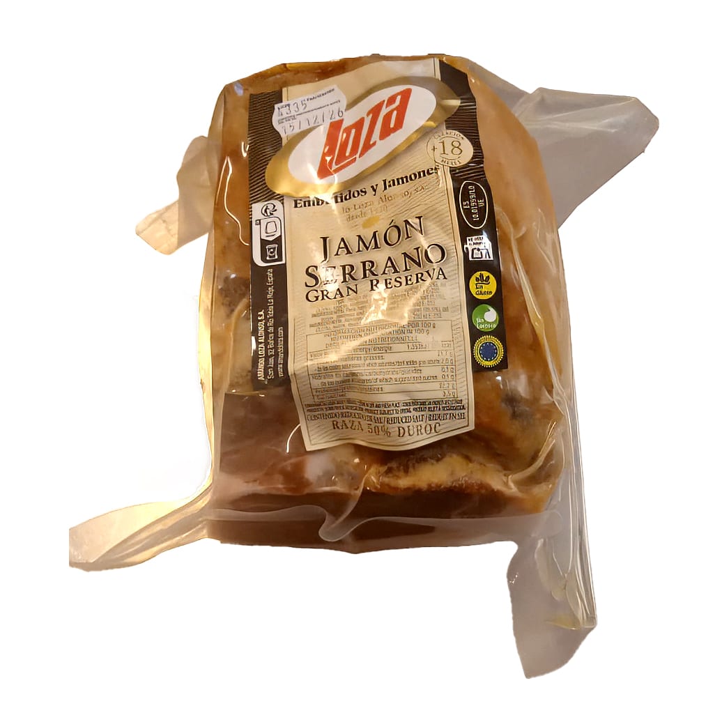 JAMBON DUROC 18 MOIS 1/4 SERRANO LOZA