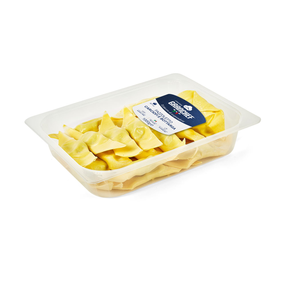 FAZZOLETTI CARCIOFI E BOTTARGA