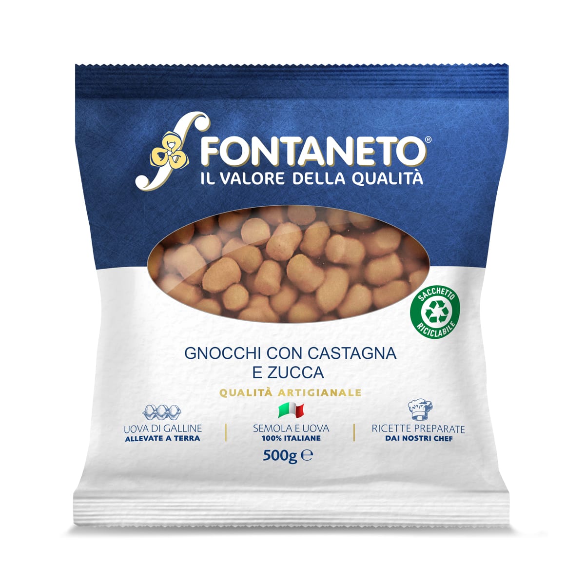 GNOCCHI CHATAIGNE POTIRON 500 GR FONTANETO