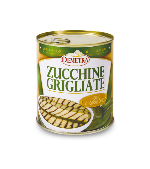 COURGETTES GRILLEES 4/4 DEMETRA