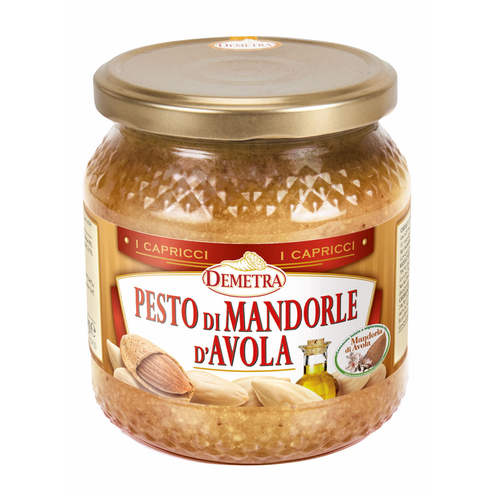 PESTO AMANDES D AVOLA  580 ML DEMETRA