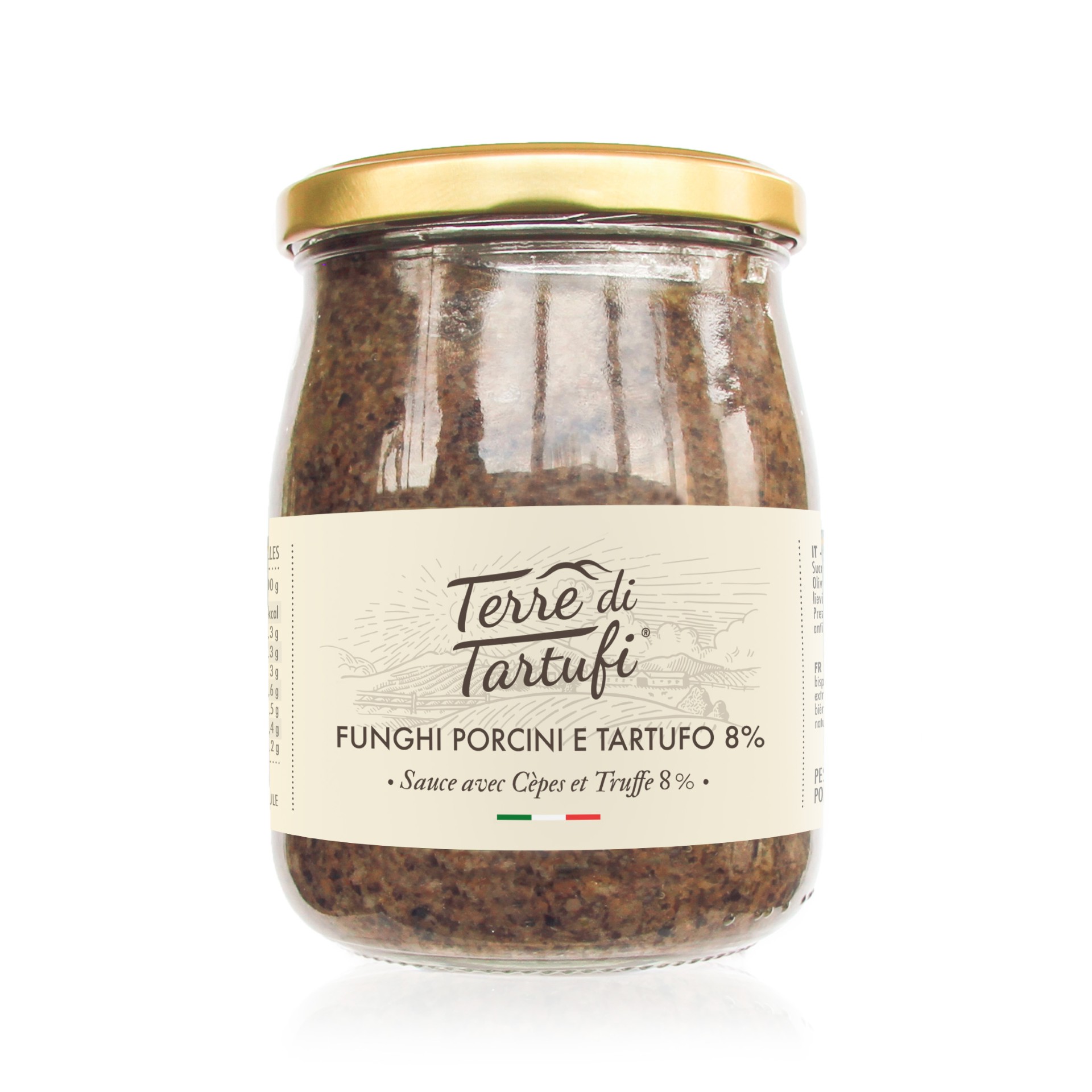 TARTUFATA NATURELLE 8% 500 GR TERRE DI TARTUFI
