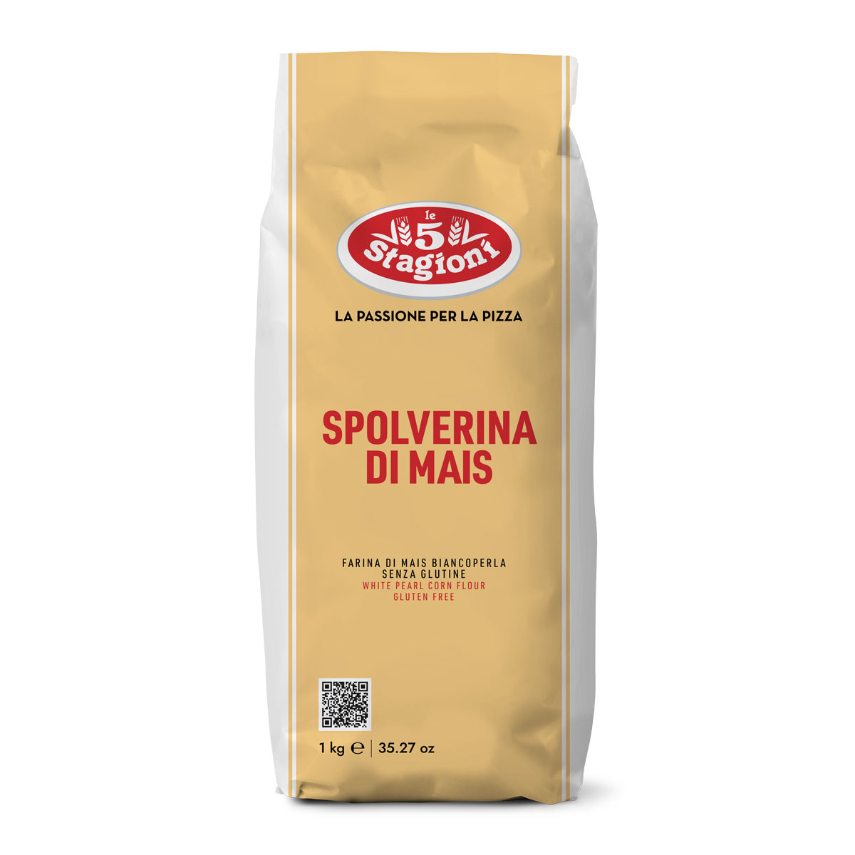 SPOLVERINA DE 100 % MAÏS BLANCHE 1 KG 5 STAGIONI