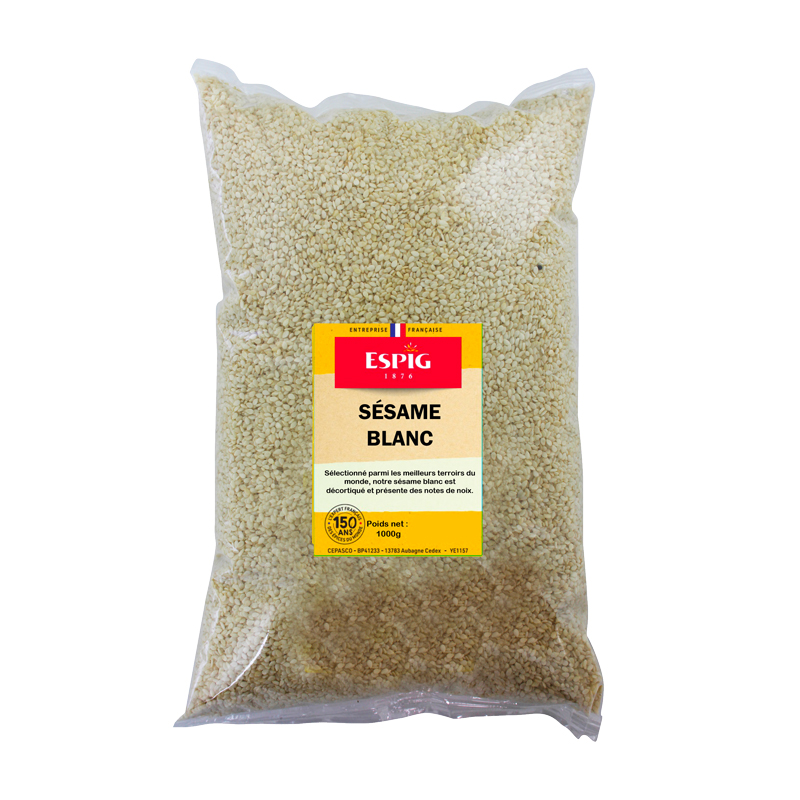 SESAME BLANC 1 KG SACHET ESPIG