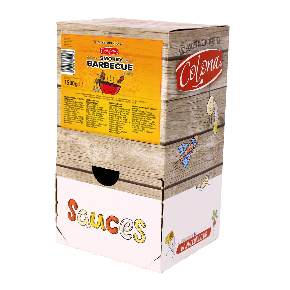 SAUCE SMOKEY BARBECUE DOSETTES BOITE SERVICE 10 G * 150