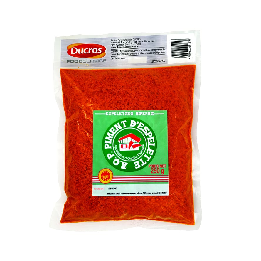 PIMENT D ESPELETTE AOP 250 G