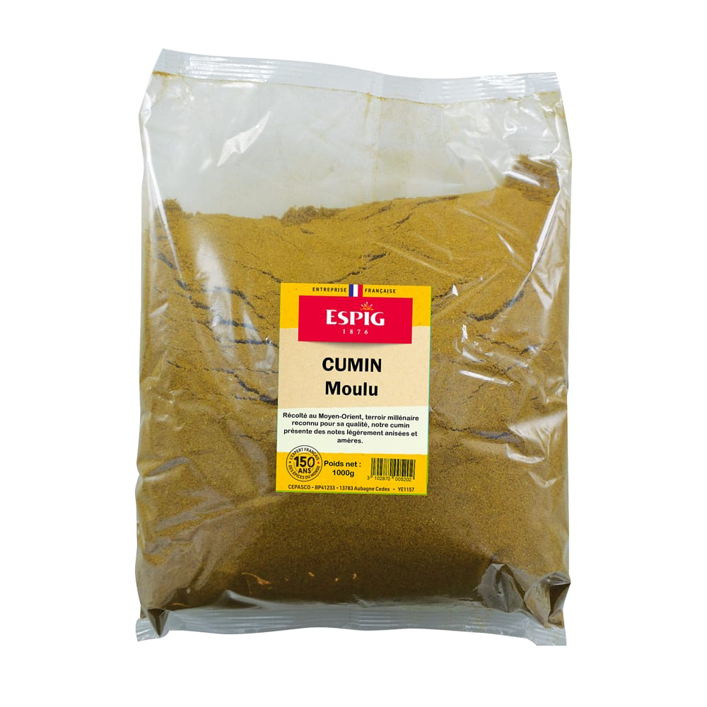 CUMIN MOULU 500 G SACHET ESPIG