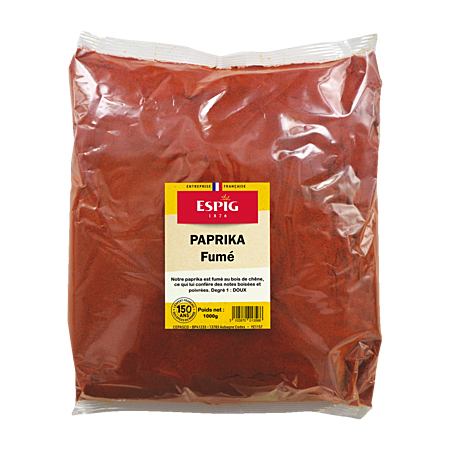 PAPRIKA FUMEE 1 KG SACHET ESPIG