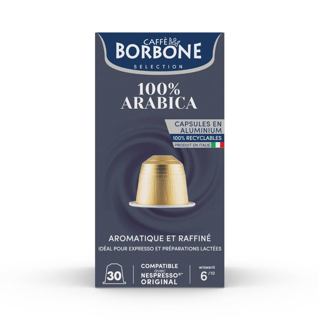 CAFE EXPRESSO 100% ARABICA BORBONE X 30 CAPSULES