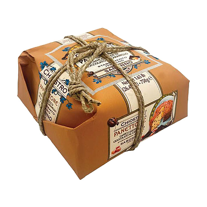 PANETTONE CAFE ET CARAMEL PEPITES CHOC crème enrobé Olga 750 G