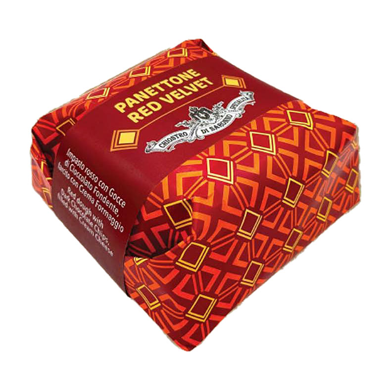 PANETTONE RED VELVET CREME PEPITES CHOCOLAT 600 G