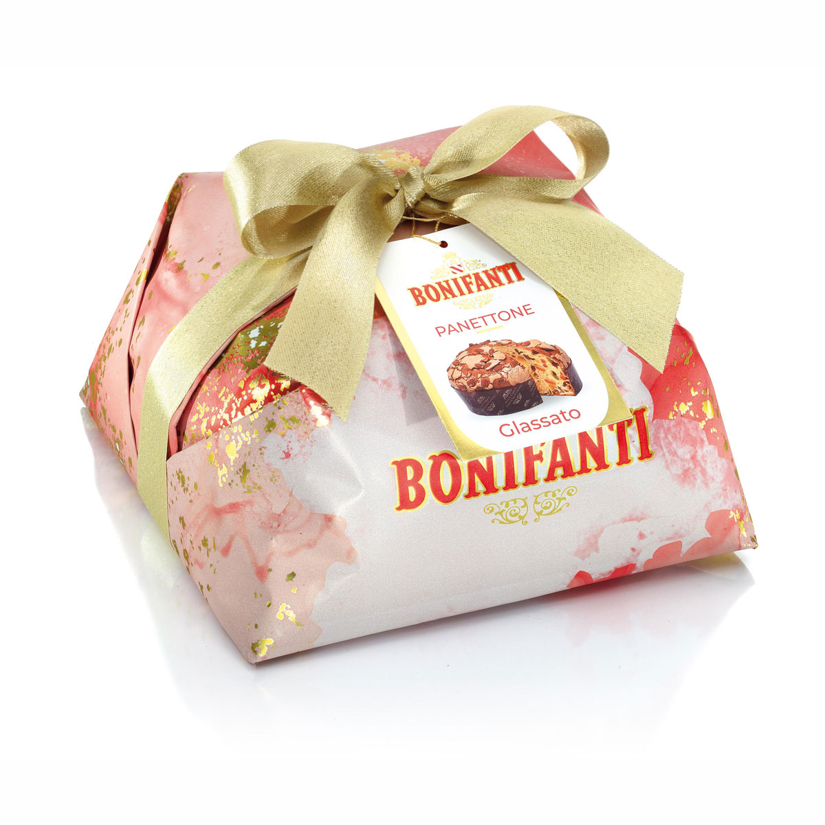 PANETTONE CLASSIQUE AVEC GLACAGE AUX AMANDES BONIFANTI 750 G