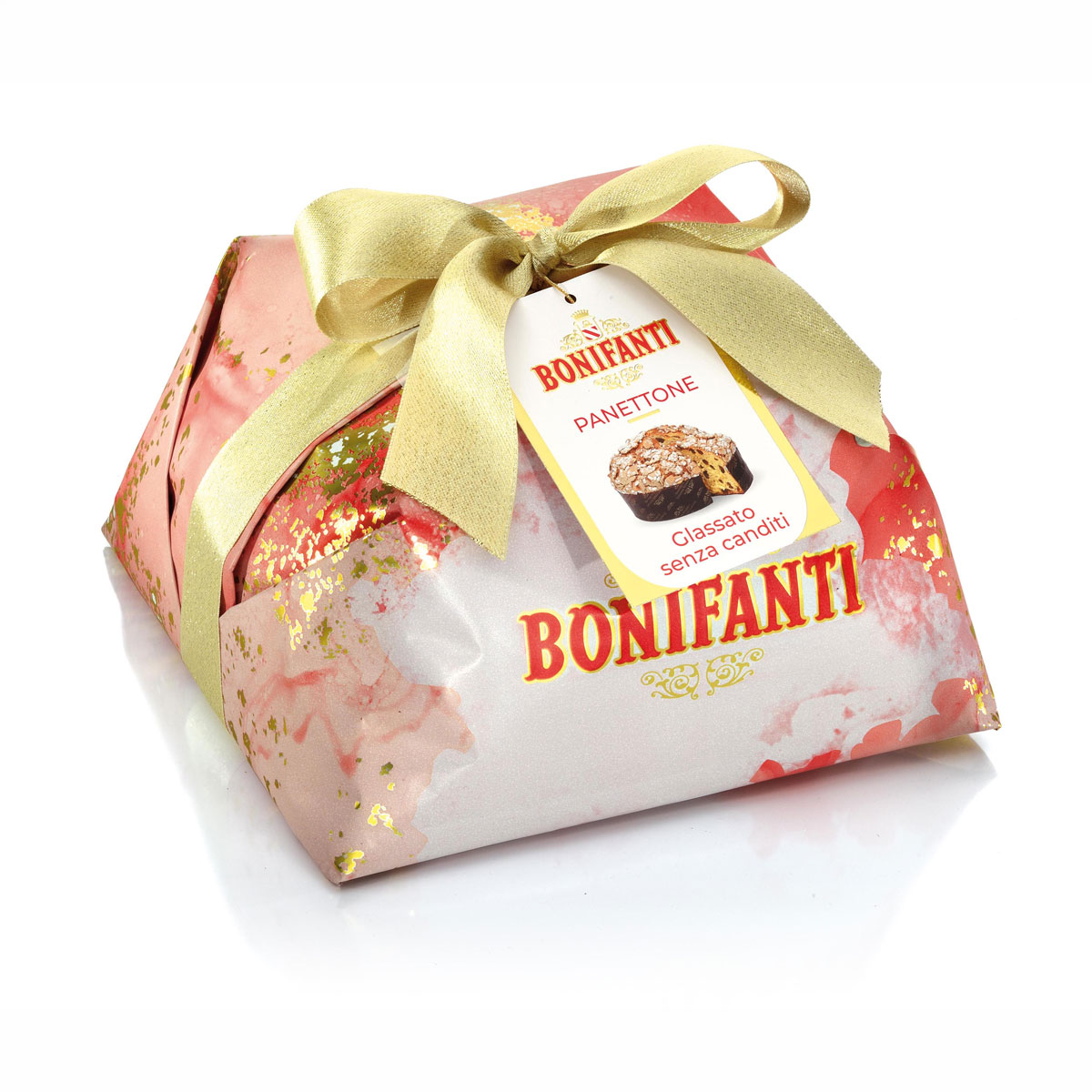 PANETTONE SS FRUIT CONFIT GLACAGE GRAINS DE SUCRE BONIFANTI 1KG