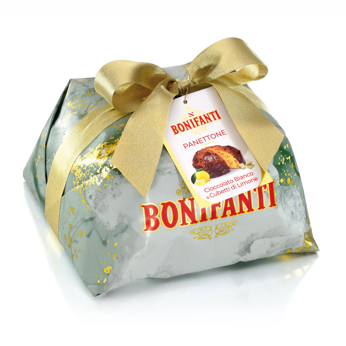 PANETTONE ECORCE CITRON PEPITES CHOCOLAT BLANC BONIFANTI 1 KG