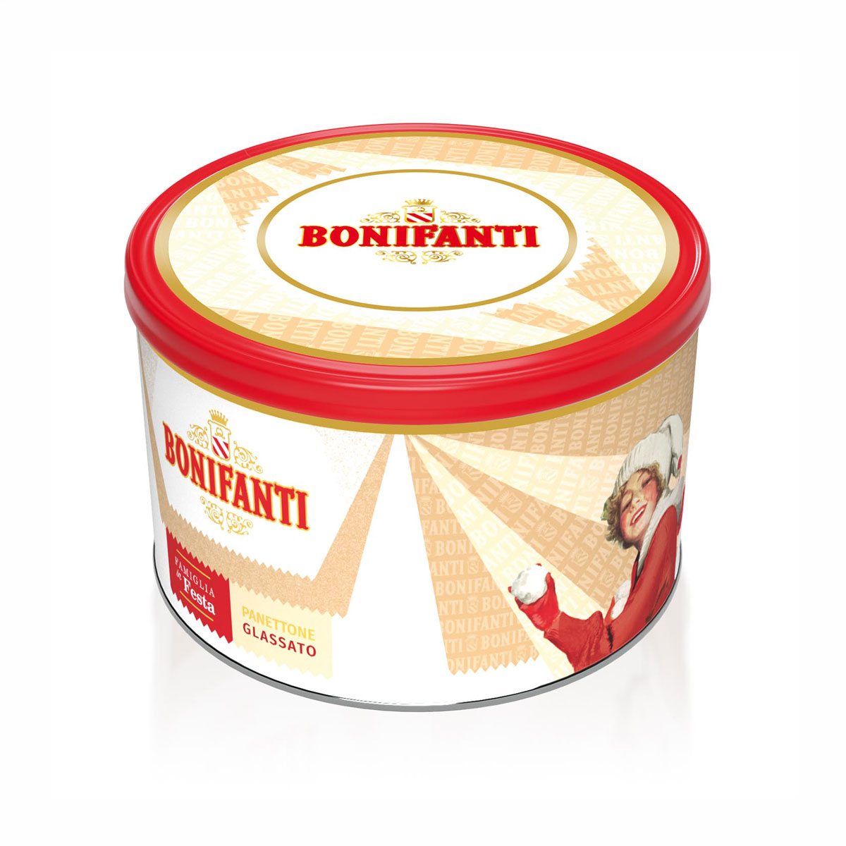 PANETTONE CLASSIQUE AVEC GLACAGE AMANDES BONIFANTI 750 G