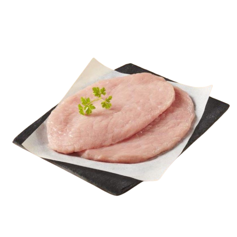ESCALOPE DE VEAU NOIX / QUASI  APLAT 140/160 G IQF * 23 ENV.