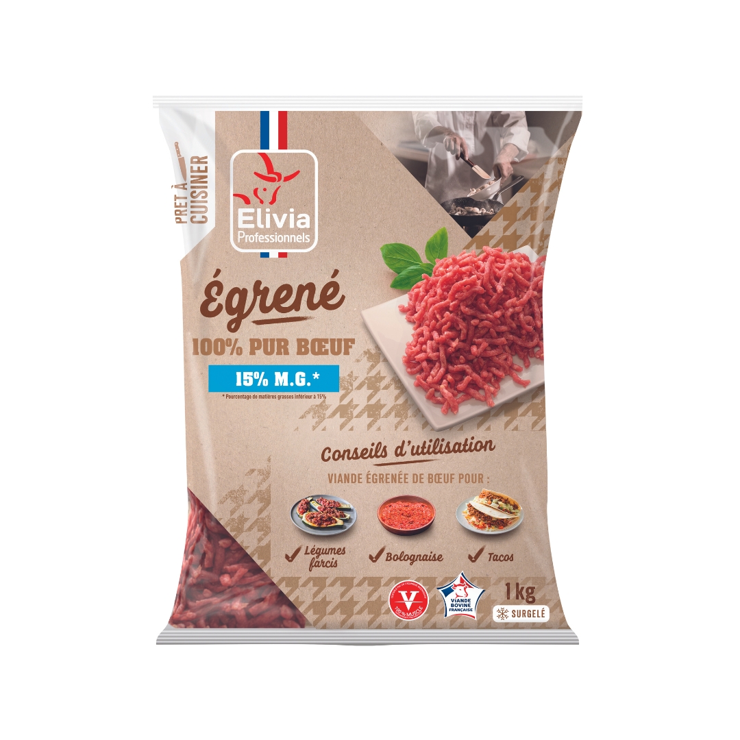 EGRENE PUR BOEUF VBF 15% MG