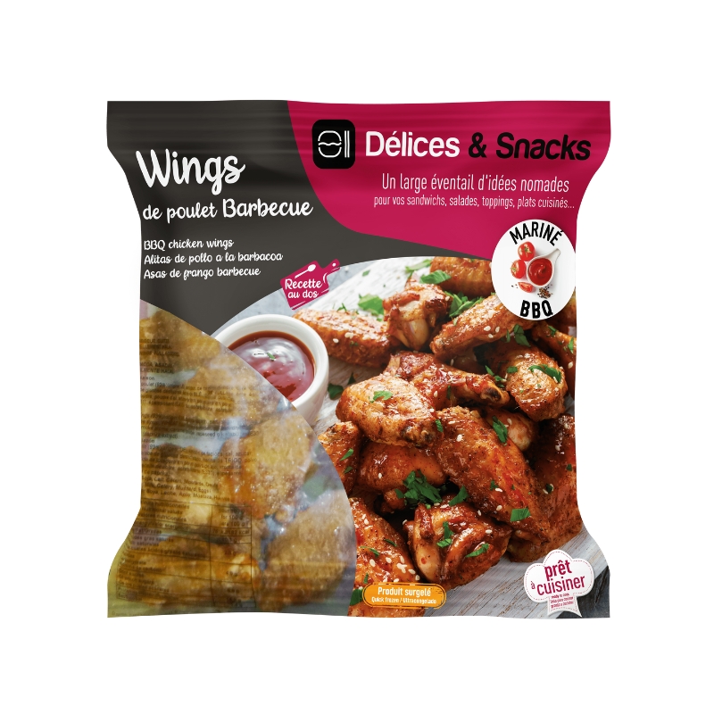 WINGS POULET BARBECUE HALAL 1 KG