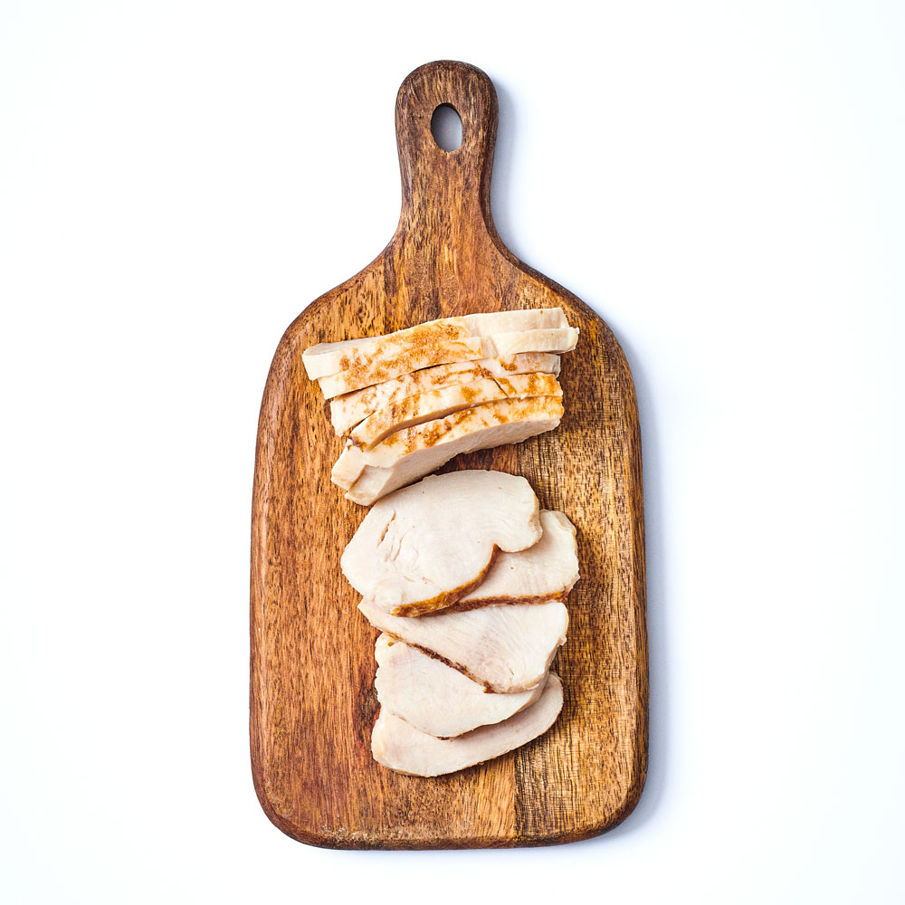 TRANCHETTES POULET ROTI HALAL IQF 1 KG