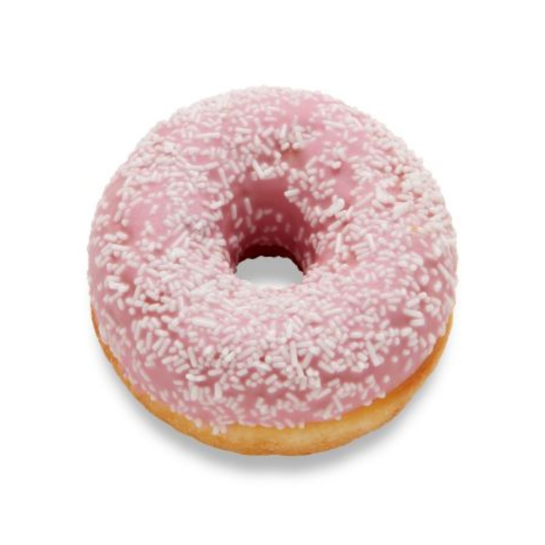 DONUTS FOURRES ET ENROBES FRAISE (36*76 GRS)