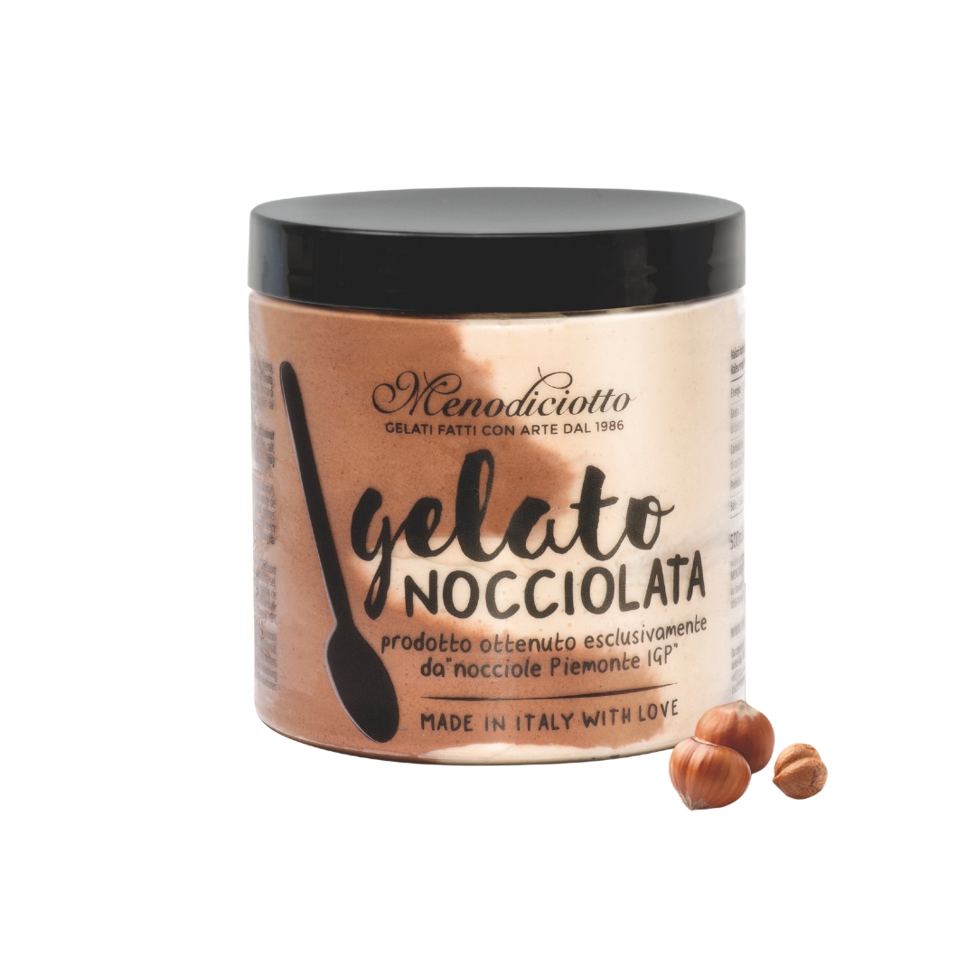 CREME GLACEE NOCCIOLATA POT INDIVIDUEL 500 ML MD