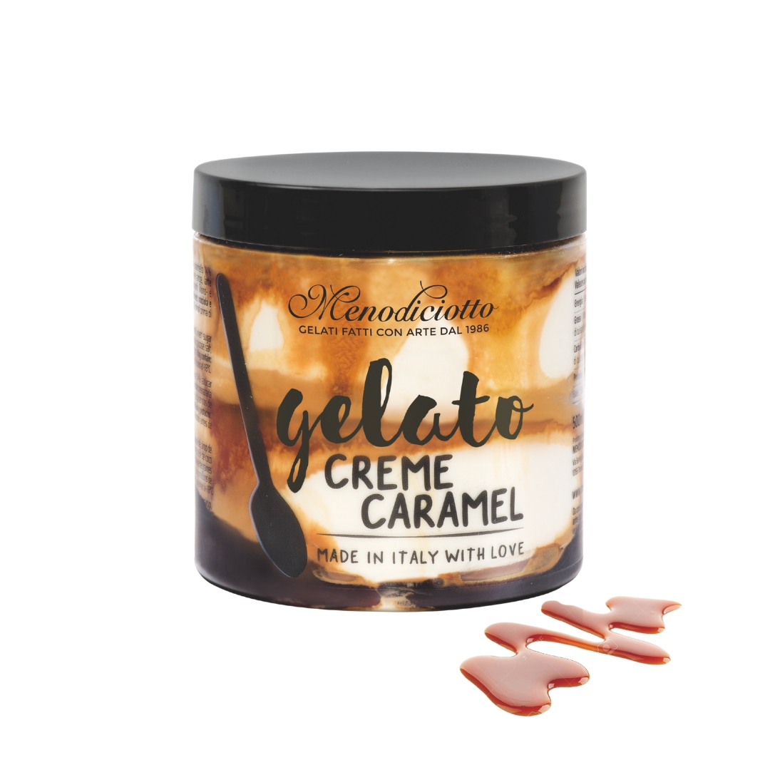 CREME GLACEE CREME CARAMEL POT INDIVIDUEL 500 ML MD