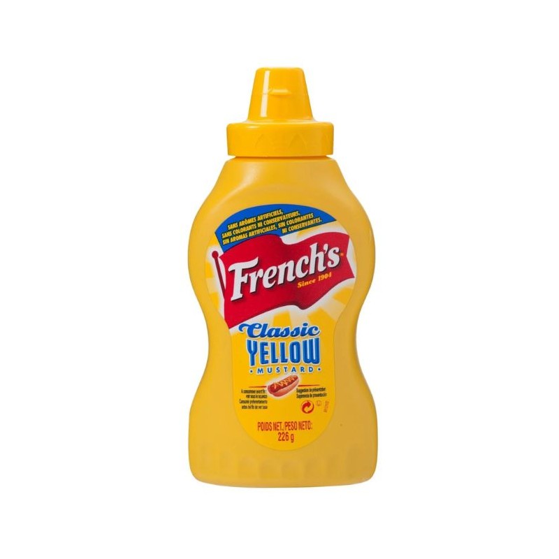 MOUTARDE FRENCH’S CLASSIC YELLOW MUSTARD