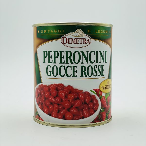 GOUTTES DE POIVRONS ROUGES AIGRE DOUX 4/4 DEMETRA