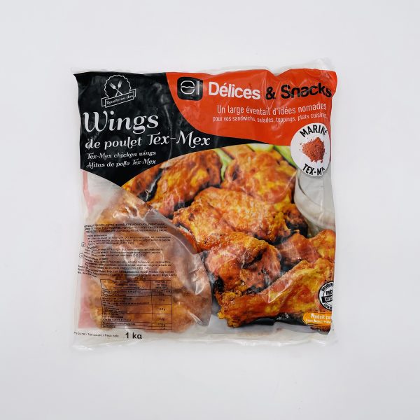 WINGS POULET TEX MEX HALAL 1 KG