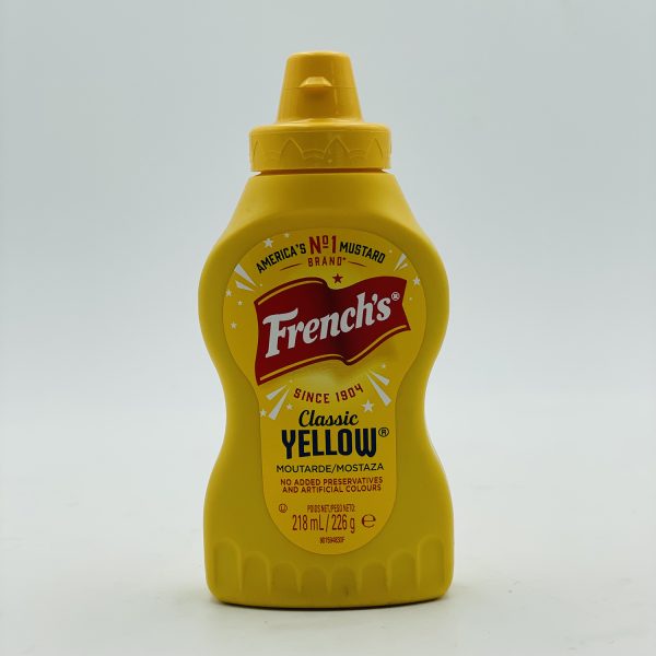 MOUTARDE FRENCH’S CLASSIC YELLOW MUSTARD*