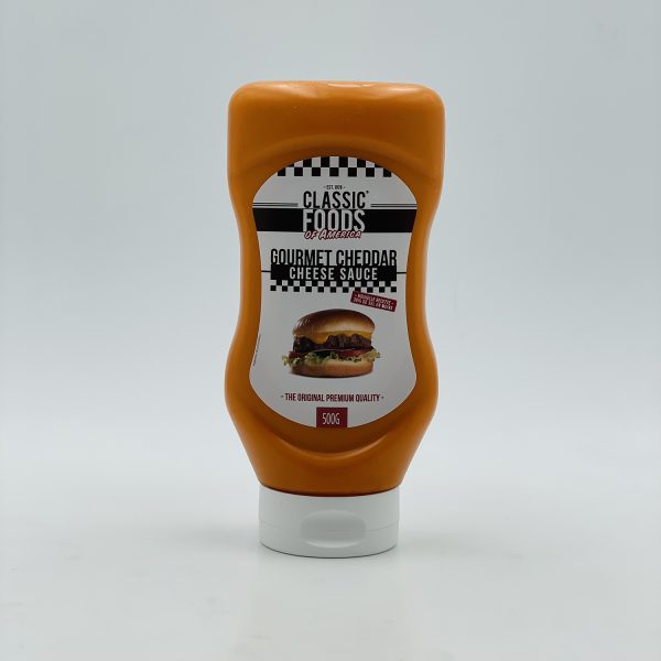 GOURMET CHEDDAR CHEESE SAUCE 500 GRS
