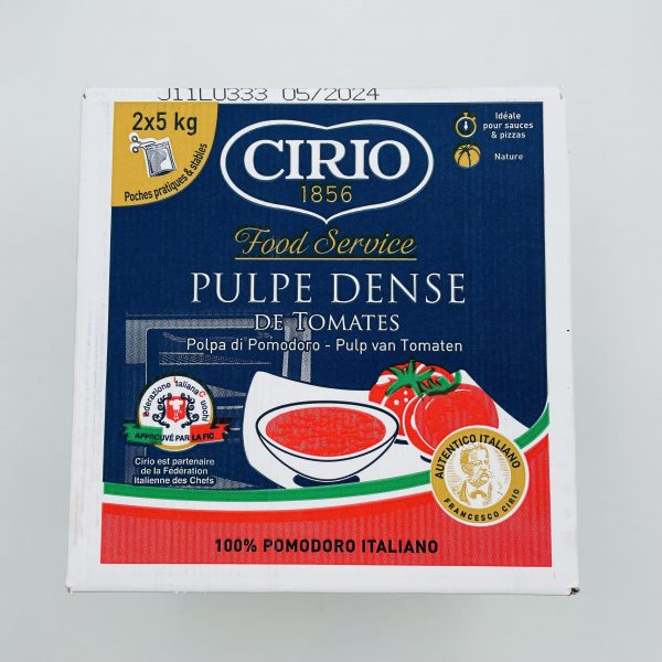 PULPE DENSE TOMATES BBOX 10 KG CIRIO